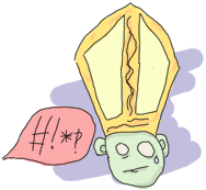 A pope shocked by profanities